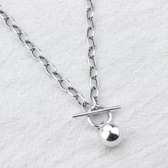 “18” ROUND BEAD 925 STERLING SILVER NECKLACE, NICE NECKLACE, CUTE NECKLACE - Picture 6 of 6